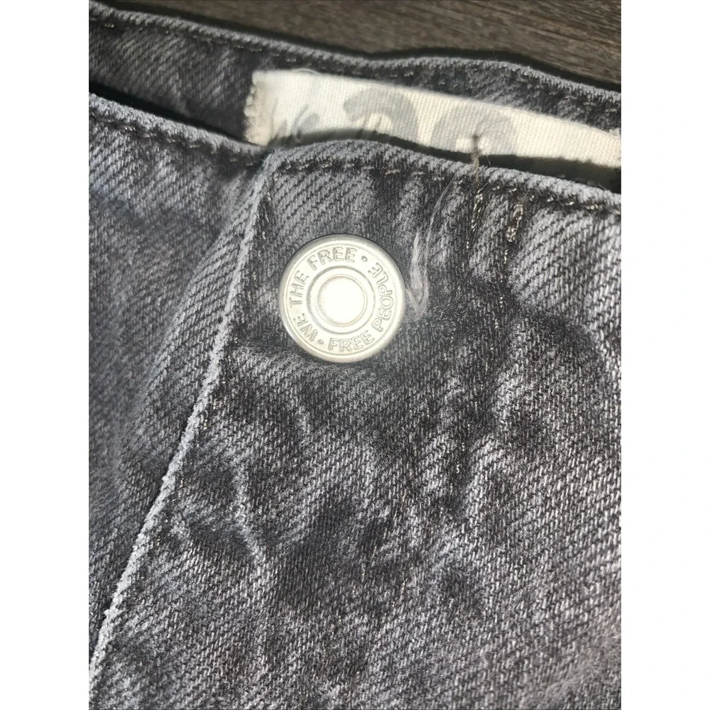 Free People We The Free Black Coal Flare Jeans Womens 28